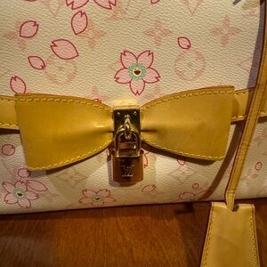 Louis Vuitton Vintage Cherry Blossom Top Handle Bag 100% Authentic